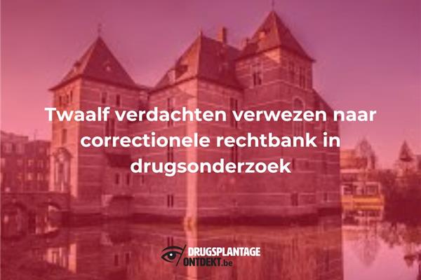 Turnhout - Twaalf verdachten verwezen naar correctionele rechtbank in drugsonderzoek